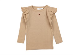 Lil Atelier nougat emboidery top